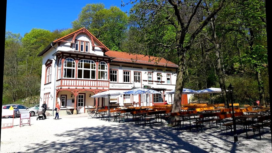 Berggarten Biergarten auf dem Krahnberg in Gotha